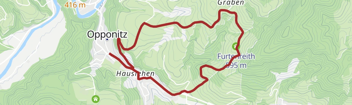 Route map: Furtenreith Rundweg